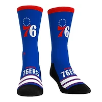 Chaussettes unisexes Rock Em Philadelphia 76ers Gametime Stripe Crew