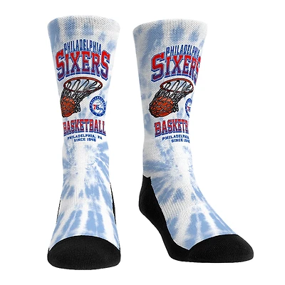 Chaussettes Rock Em unisexe Philadelphia 76ers Vintage Hoop Crew