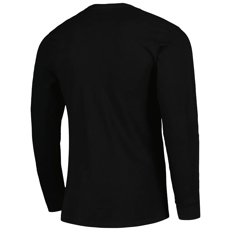 Unisex Stadium Essentials Black Philadelphia 76ers NBA Crest Long Sleeve T-Shirt