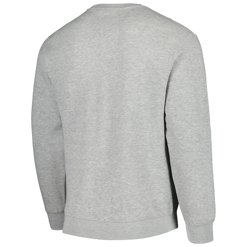 Sweatshirt unisexe Stadium Essentials gris chiné Philadelphia 76ers Element Logo Pop Pullover