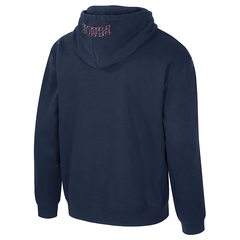 Unisex Stadium Essentials Navy Philadelphia 76ers Elementized Pullover Hoodie