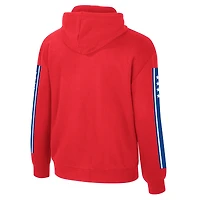 Unisex Stadium Essentials Red Philadelphia 76ers City Star Hoodie