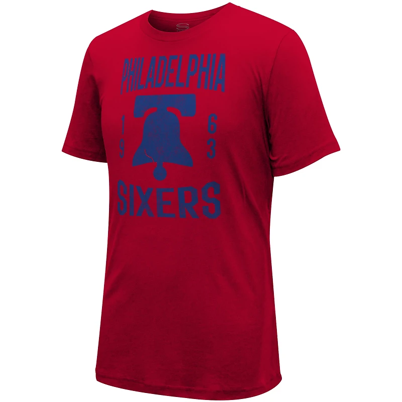 Unisex Stadium Essentials  Red Philadelphia 76ers City Year T-Shirt