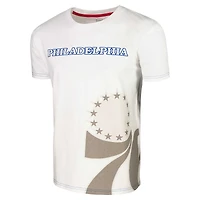 Unisex Stadium Essentials White Philadelphia 76ers Scoreboard T-Shirt