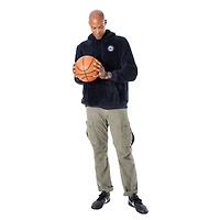 Sweat à capuche unisexe the Best World par Jill Martin surdimensionné noir Philadelphia 76ers