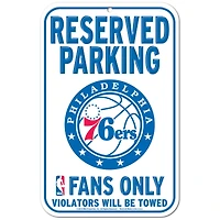 WinCraft Philadelphie 76ers 11"x 17" Panneau Intérieur/Extérieur