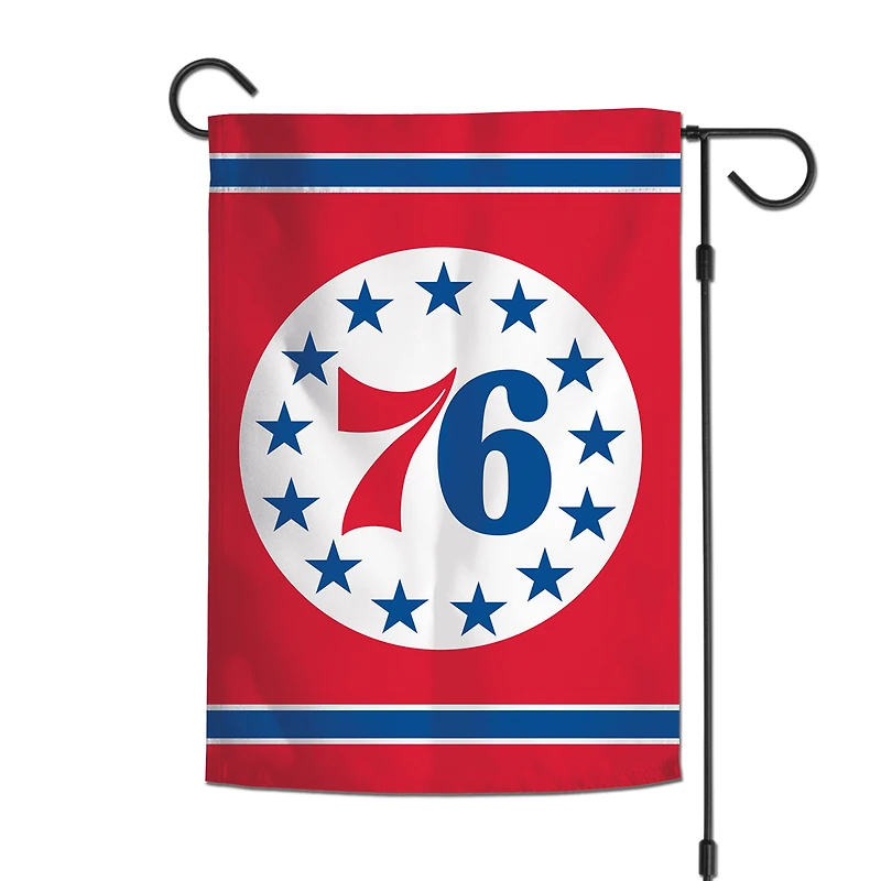 WinCraft Philadelphie 76ers Drapeau de jardin double face 30,5 x 45,7 cm