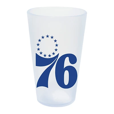 WinCraft Philadelphie 76ers 16oz. Verre à pinte en silicone Icicle