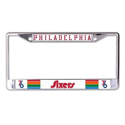 WinCraft Philadelphia 76ers 2024/25 City Edition Laser Cut Metal License Plate Frame