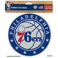 WinCraft  Philadelphia 76ers 8" x 8" Color Car Decal
