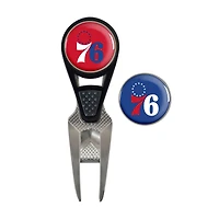 Ensemble d'outils de réparation et de marqueurs de balles WinCraft Philadelphia 76ers CVX