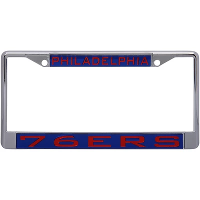 WinCraft Philadelphia 76ers Cadre de plaque d'immatriculation en métal incrusté au laser