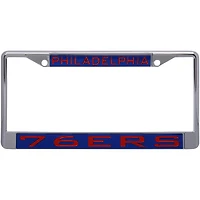 WinCraft Philadelphia 76ers Cadre de plaque d'immatriculation en métal incrusté au laser