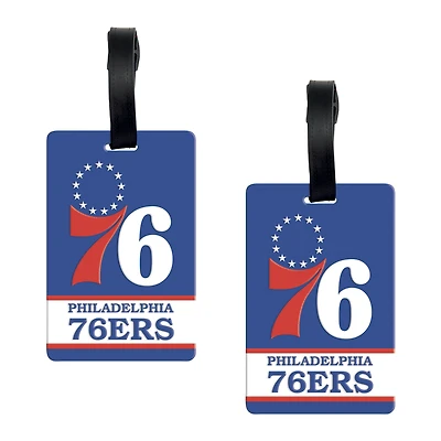 WinCraft Philadelphia 76ers Luggage Tag 2-Pack