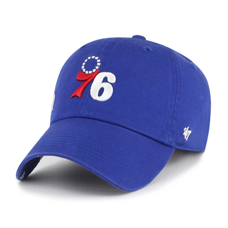 Casquette réglable '47 Philadelphia 76ers Confetti Undervisor Clean Up pour femmes