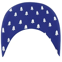 Women's '47  Royal Philadelphia 76ers Confetti Undervisor Clean Up Adjustable Hat