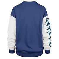 Sweat-shirt à capuche surdimensionné Andie pour femme '47 Royal Philadelphia 76ers grande taille
