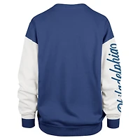 Women's '47 Royal Philadelphia 76ers  Rise Andie Oversized Pullover Sweatshirt