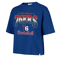 T-shirt femme '47 Royal Philadelphia 76ers Vibe Check Reed City