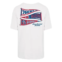T-shirt Sadie blanc '47 Philadelphia 76ers pour femmes