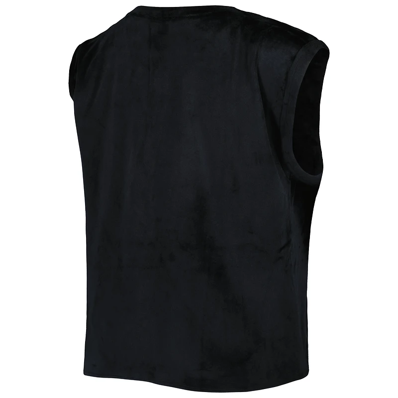 Ensemble de nuit Concepts Sport noir pour femme avec haut et short Intermission des Philadelphia 76ers