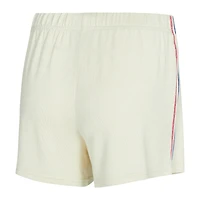 Women's Concepts Sport Cream Philadelphia 76ers Kaki Hacci Knit Long Sleeve Top & Shorts Set