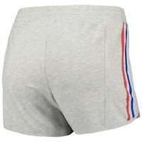 Ensemble de nuit pour femme Concepts Sport Grey Philadelphia 76ers Cedar avec haut à manches longues et short