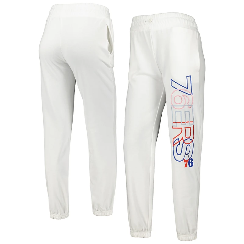 Pantalon Femme Concepts Sport Philadelphia 76ers Sunray Blanc