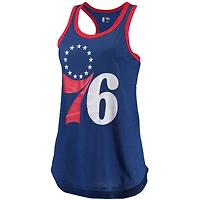 Débardeur dos nageur à col rond G-III Sports by Carl Banks Royal Philadelphia 76ers Showdown pour femme