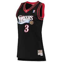 Maillot Swingman Mitchell & Ness Allen Iverson Philadelphia 76ers 2000/01 Hardwood Classics noir pour femme