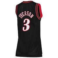 Women's Mitchell & Ness Allen Iverson Black Philadelphia 76ers 2000/01 Hardwood Classics Swingman Jersey