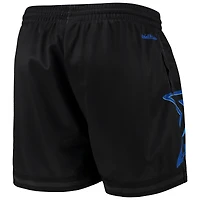 Short en maille Big Face 4.0 des 76ers de Philadelphie Mitchell & Ness pour femme, noir