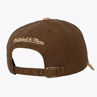 Women's Mitchell & Ness  Brown Philadelphia 76ers Lux Chain Strapback Adjustable Hat