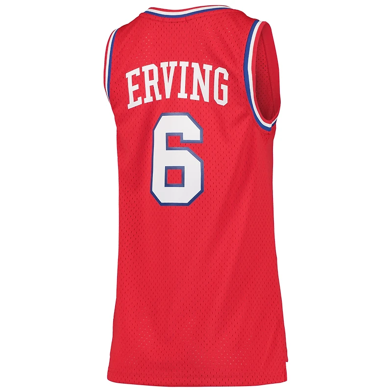 Women's Mitchell & Ness Julius Erving Red Philadelphia 76ers 1982/83 Hardwood Classics Swingman Jersey