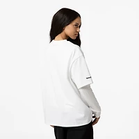 Women's Mitchell & Ness  White Philadelphia 76ers Boyfriend T-Shirt