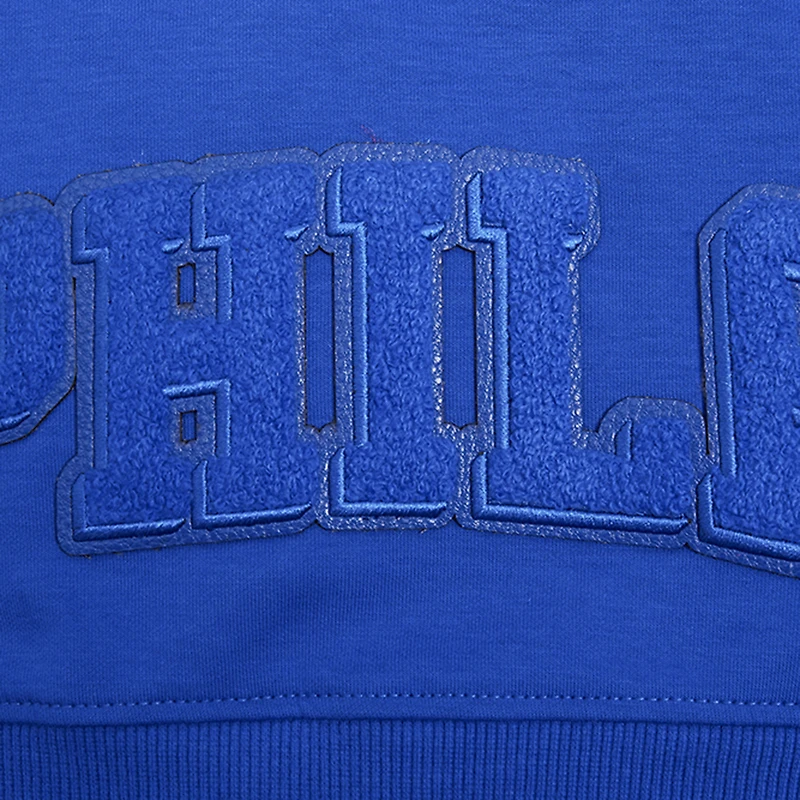 Women's Pro Standard Royal Philadelphia 76ers Triple Tonal Full-Zip Hoodie
