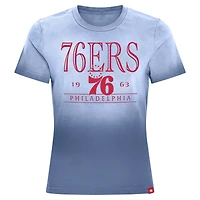 T-shirt Sportiqe Royal Philadelphia 76ers Arcadia Sun-Dipped pour femme