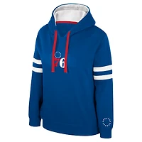Sweat à capuche pour femme Stadium Essentials Royal Philadelphia 76ers Road Game