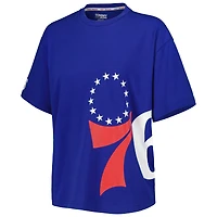 T-shirt Tommy Jeans pour femme Royal Philadelphia 76ers Bianca