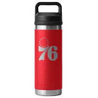 YETI Red Philadelphia 76ers 18oz. Rambler Chug Water Bottle