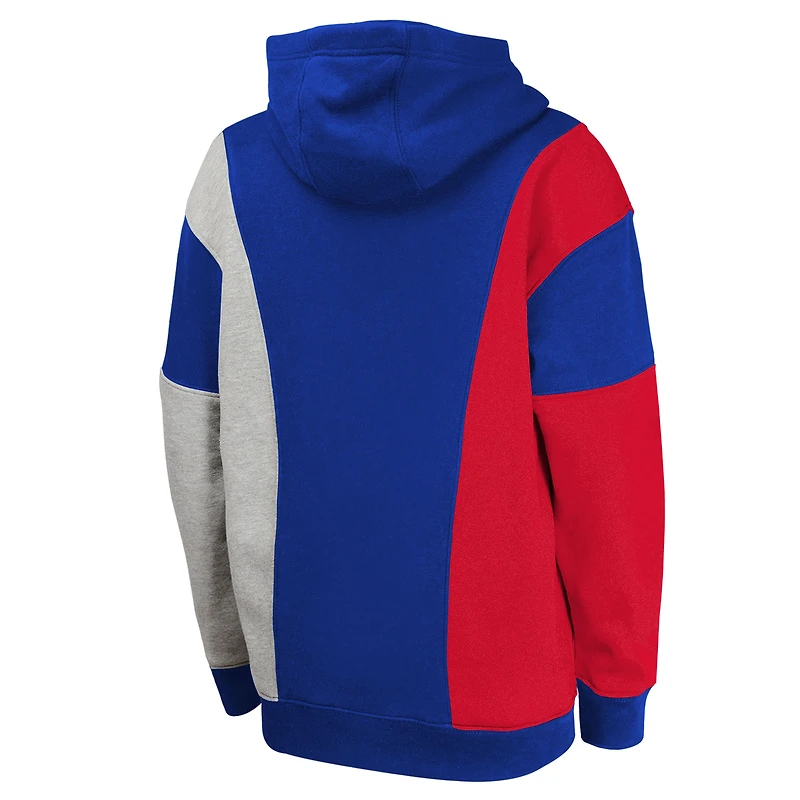 Youth  Blue Philadelphia 76ers Ace the Hole Pullover Hoodie