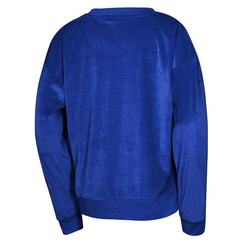 Sweat-shirt Outerstuff Royal Philadelphia 76ers Step Back pour jeunes filles