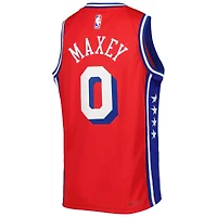 Maillot Swingman des Philadelphia 76ers Jordan Brand Tyrese Maxey pour jeune - Statement Edition