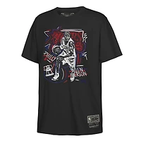 Youth Mitchell & Ness Allen Iverson Black Philadelphia 76ers Chalked Up T-Shirt