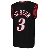 Maillot Mitchell & Ness Allen Iverson noir Philadelphia 76ers Hardwood Classics Swingman Throwback Jersey
