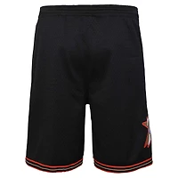 Youth Mitchell & Ness Black Philadelphia 76ers Hardwood Classics Swingman Shorts