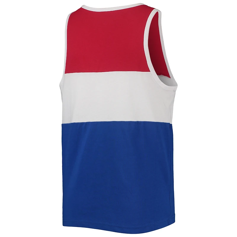 Débardeur pour jeune Mitchell & Ness Royal/Red Philadelphia 76ers Hardwood Classics Special Script