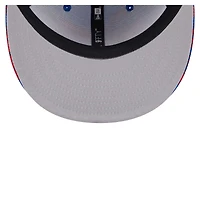 Casquette Snapback Tip-Off 9FIFTY Philadelphia 76ers New Era Royal pour jeunes