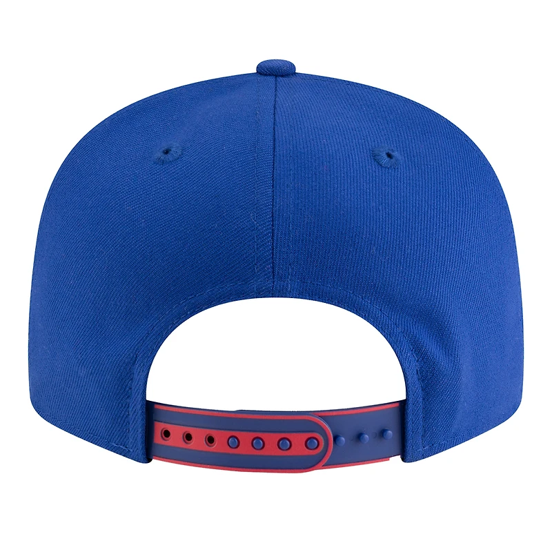 Youth New Era  White/Blue Philadelphia 76ers 2025 NBA Tip Off Split Panel 9FIFTY Snapback Hat