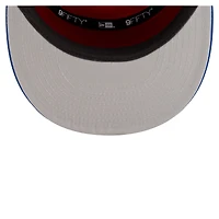 Casquette Snapback 9FIFTY blanche/bleue Philadelphia 76ers 2025 NBA Tip Off pour jeune New Era